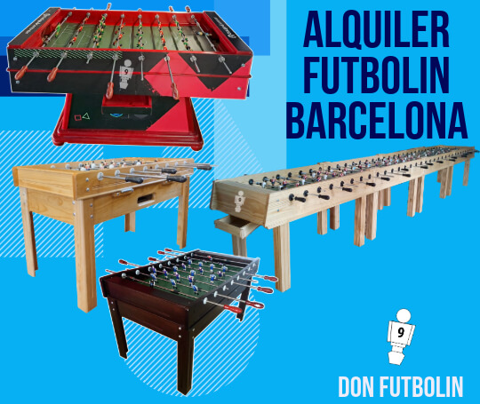 Alquiler Futbolin Barcelona